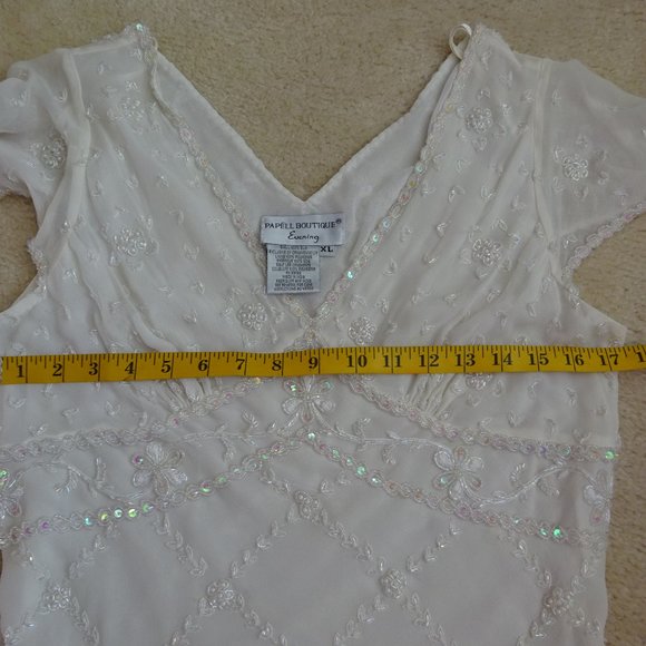 Beaded silk top - Picture 7 of 7